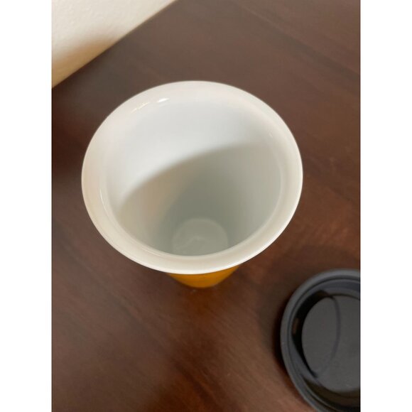 Pottery Barn Harry Potter Hufflepuff Travel Mug With Silicone Lid 10-12oz - Picture 6 of 8